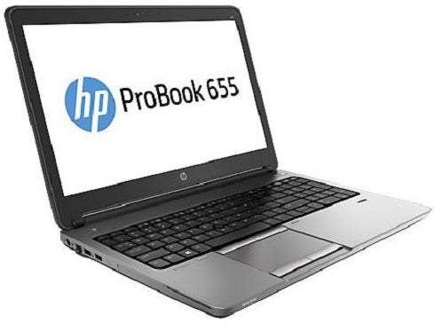 Hp Probook 655 G1 15,6" – Amd A4-4300M – Amd Radeon HD 7420G - 2.50GHz Ram 8GB 256GB SSD Windows 10 Professional (Refurbished)
