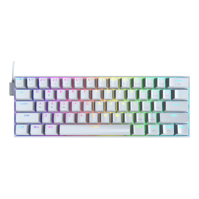 Teclado Mecanico Dragonborn Blanco 60% Redragon K630rgb