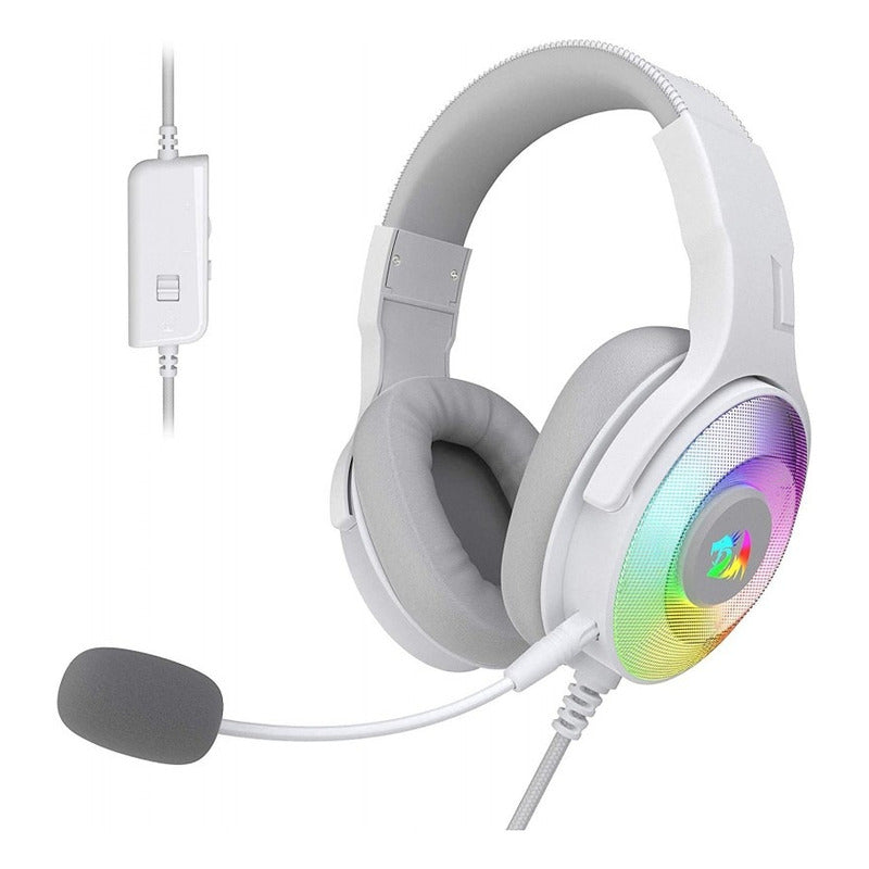 Audifonos Gamer Redragon Pandora 2 Estereo Blanco H350w