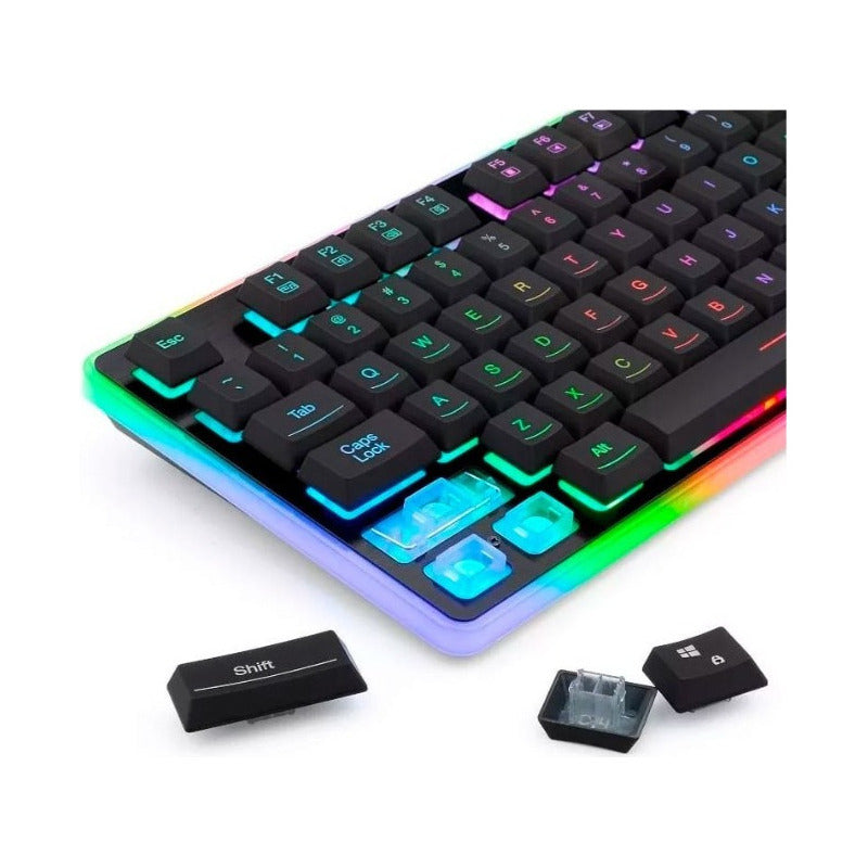 Teclado Rgb Redragon Dyaus 2 Gaming Membrana Gamer