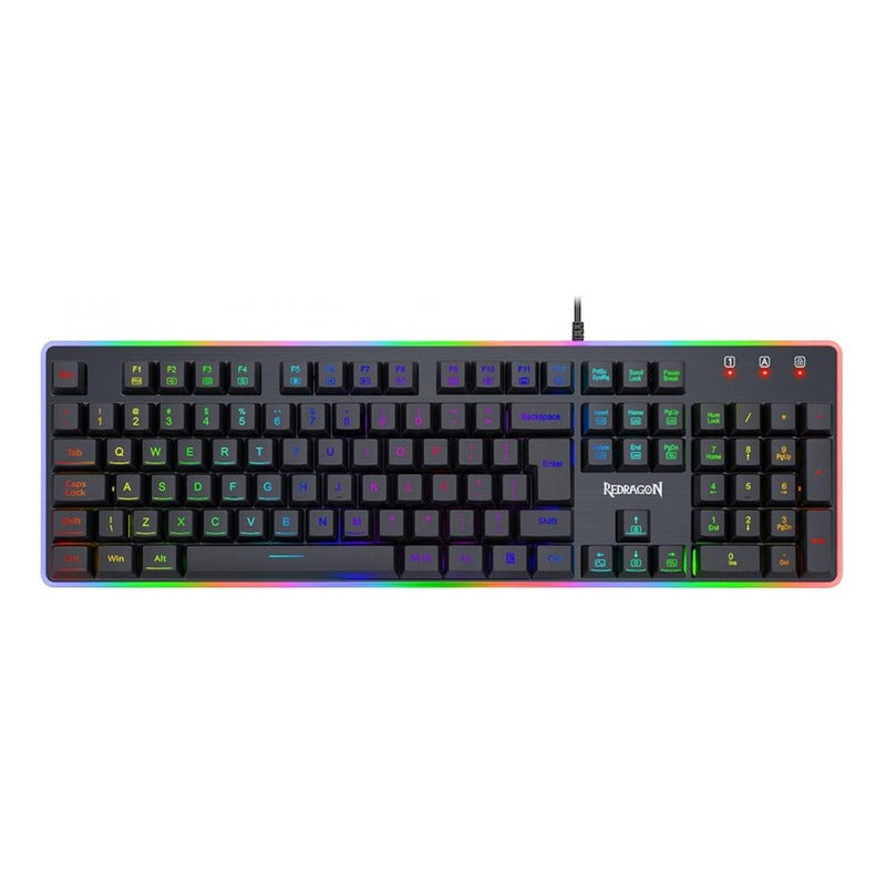Teclado Rgb Redragon Dyaus 2 Gaming Membrana Gamer