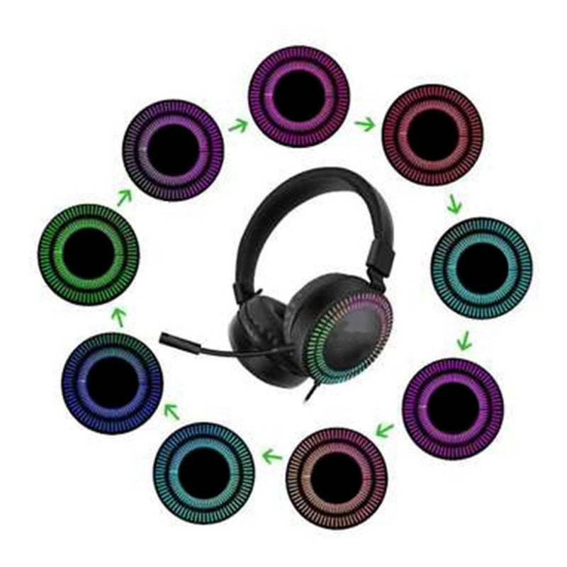 Audífonos Gamer Audífono Con Micrófonos Gm-019