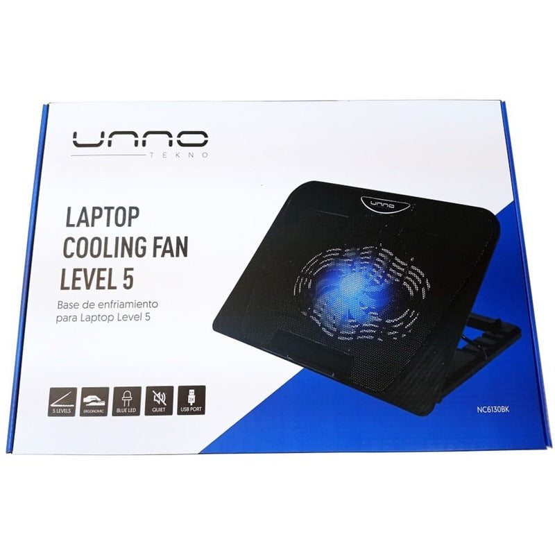 Base De Enfriamiento Para Laptop Unno Tekno Level 5 Tulap