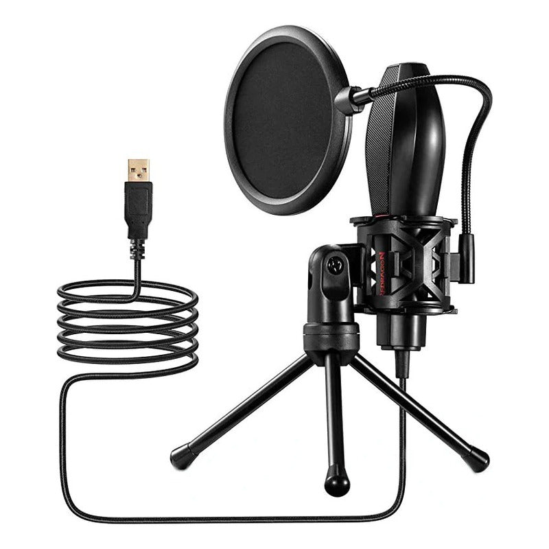 Micrófono Redragon Quasar2 Negro (gamer/ Streaming) Gm200